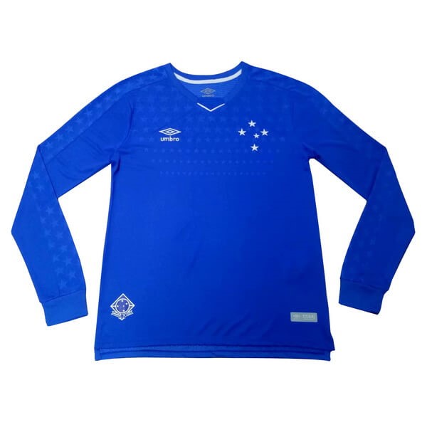 Camiseta Cruzeiro 1ª ML 2019-2020 Azul
